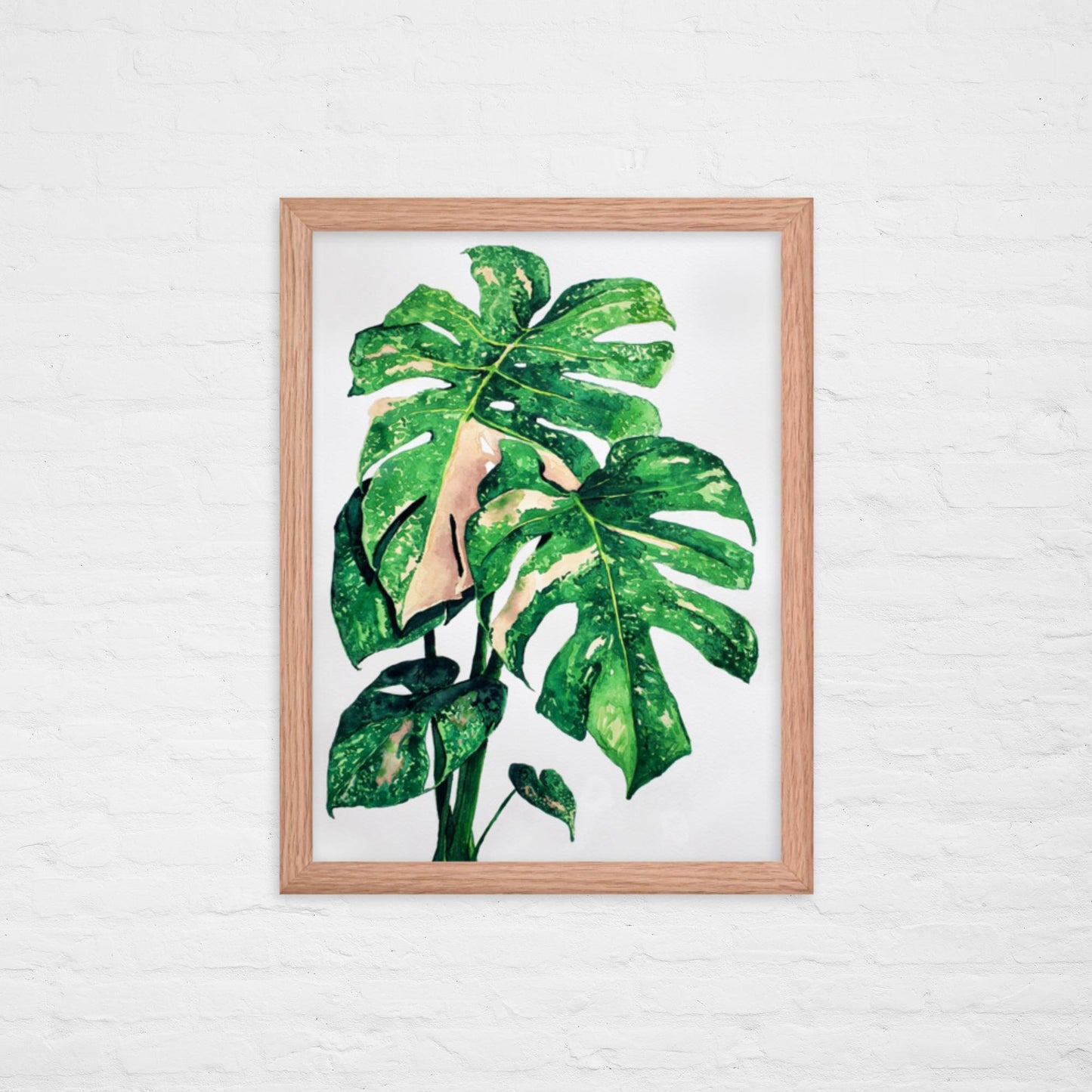 Monstera Print - 12x16"