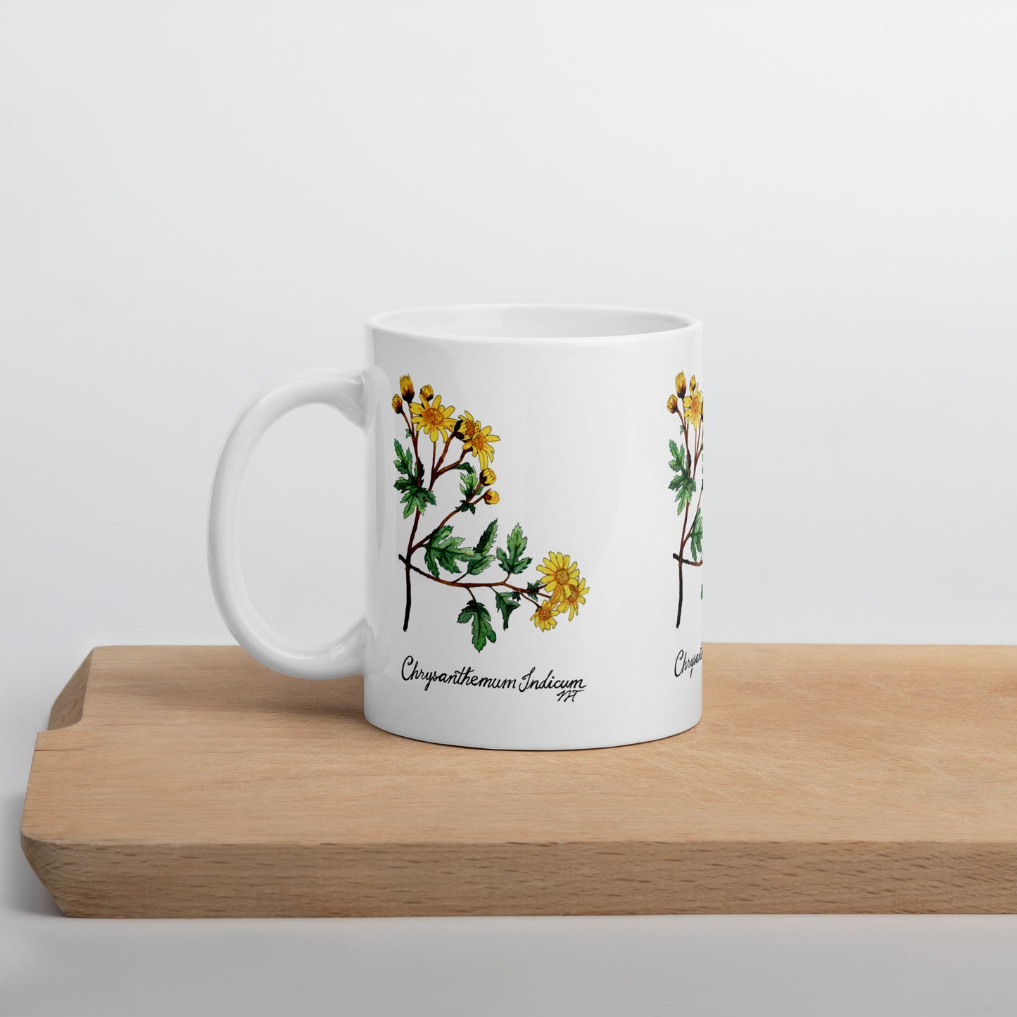 Chrysanthemum Artwork Mug