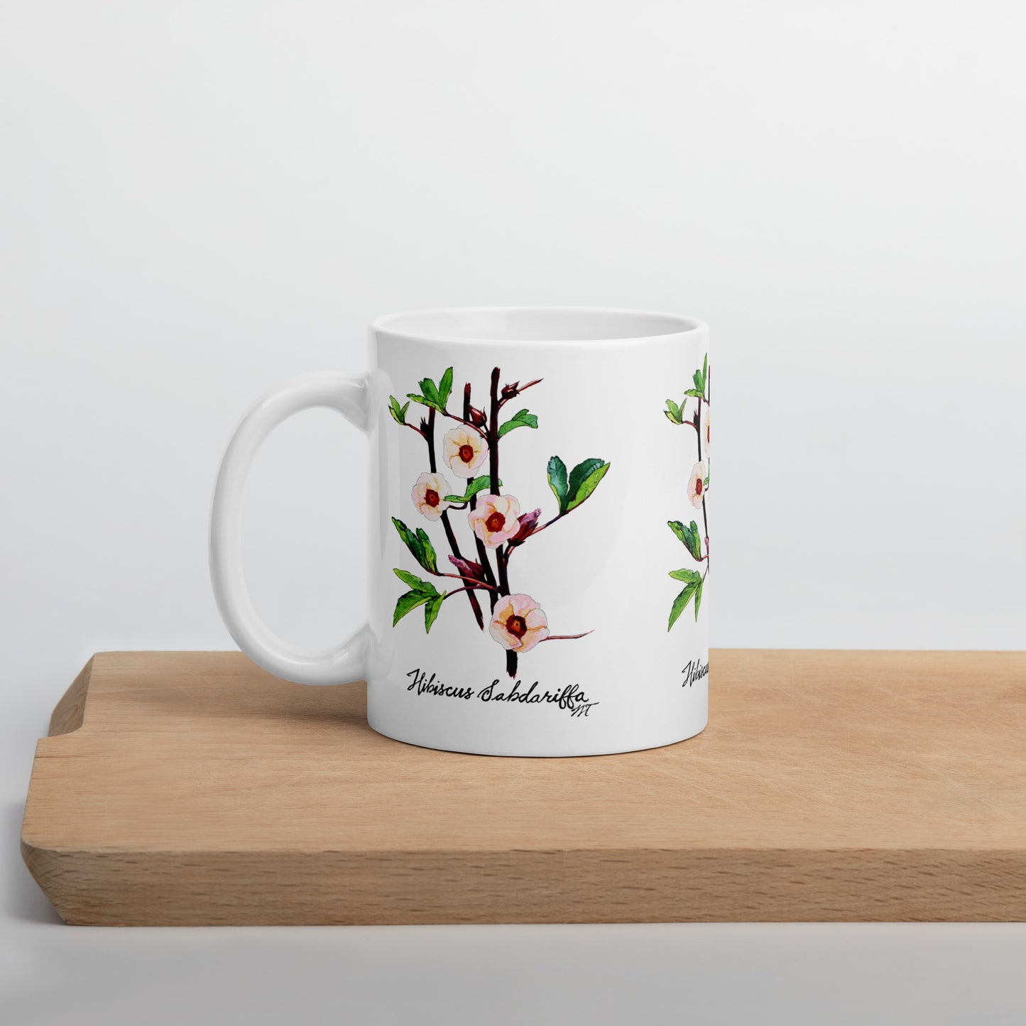 Hibiscus Artwork Mug