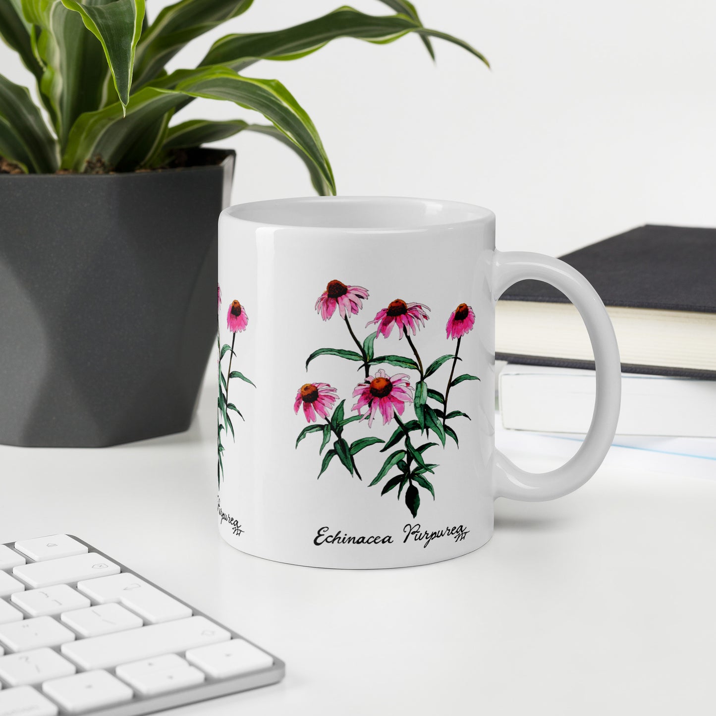 Echinacea Artwork Mug