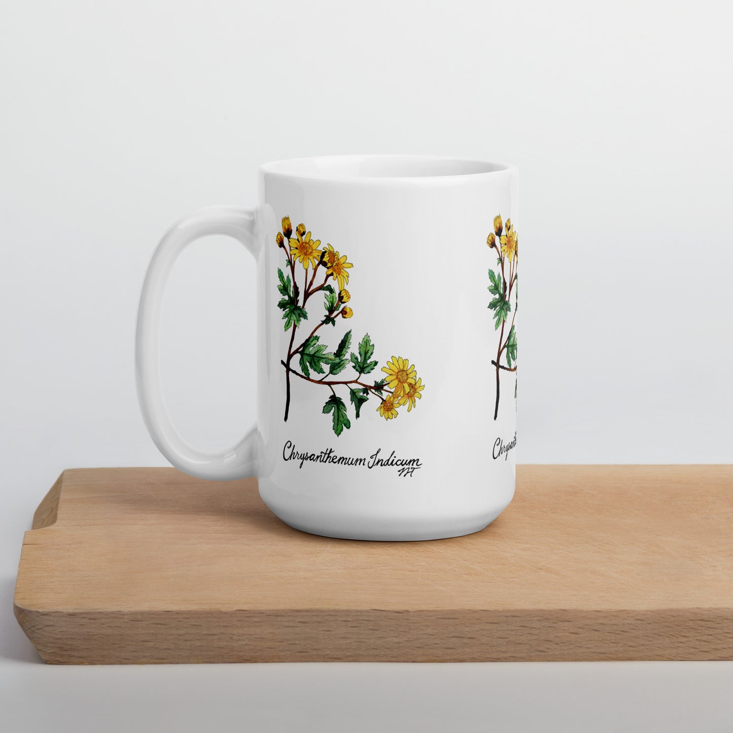 Chrysanthemum Artwork Mug