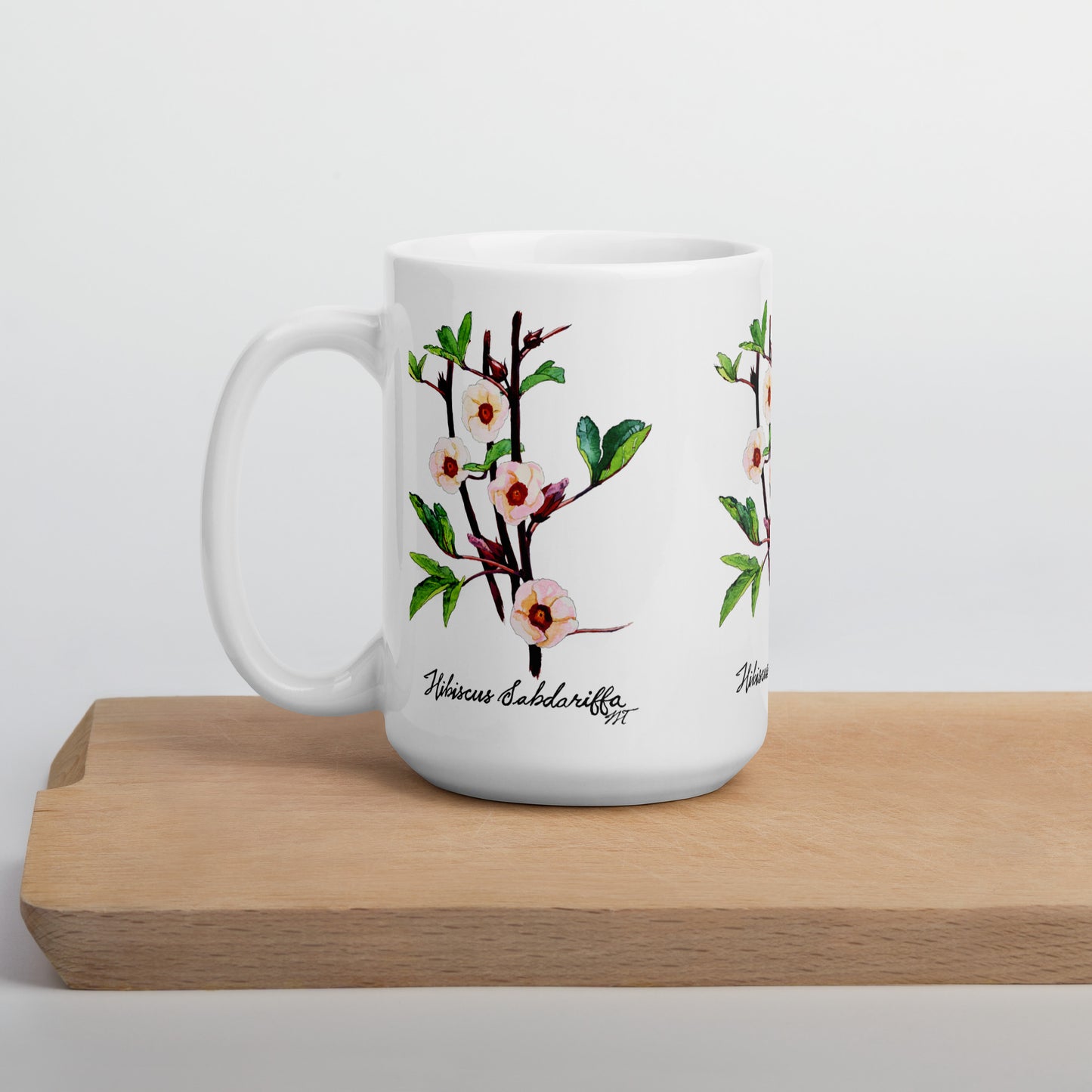 Hibiscus Artwork Mug