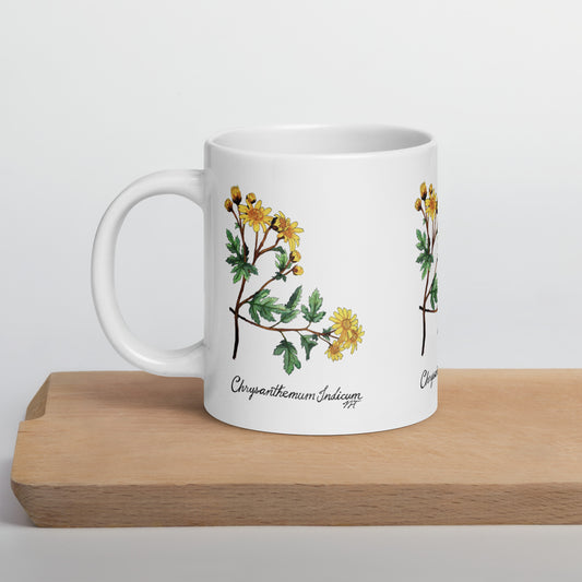 Chrysanthemum Artwork Mug