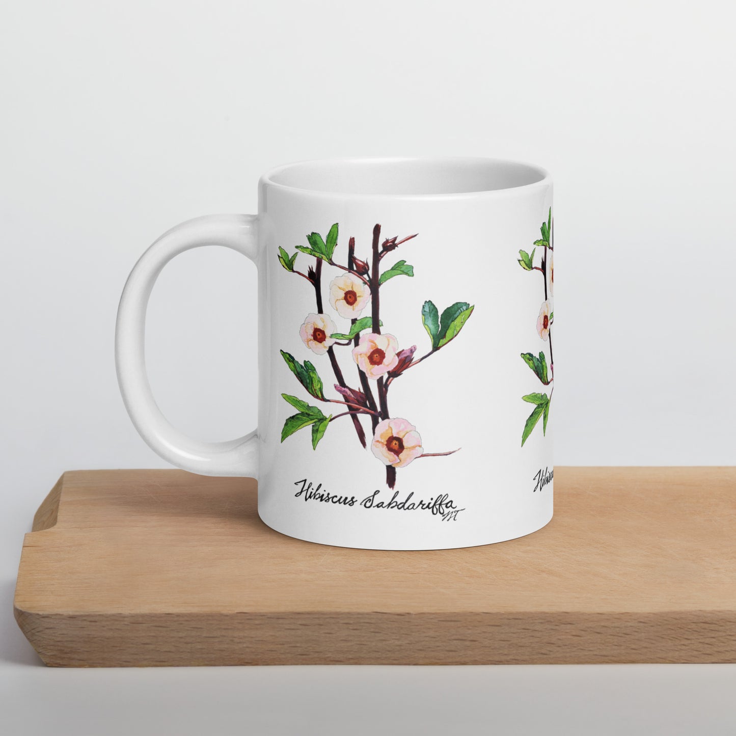 Hibiscus Artwork Mug