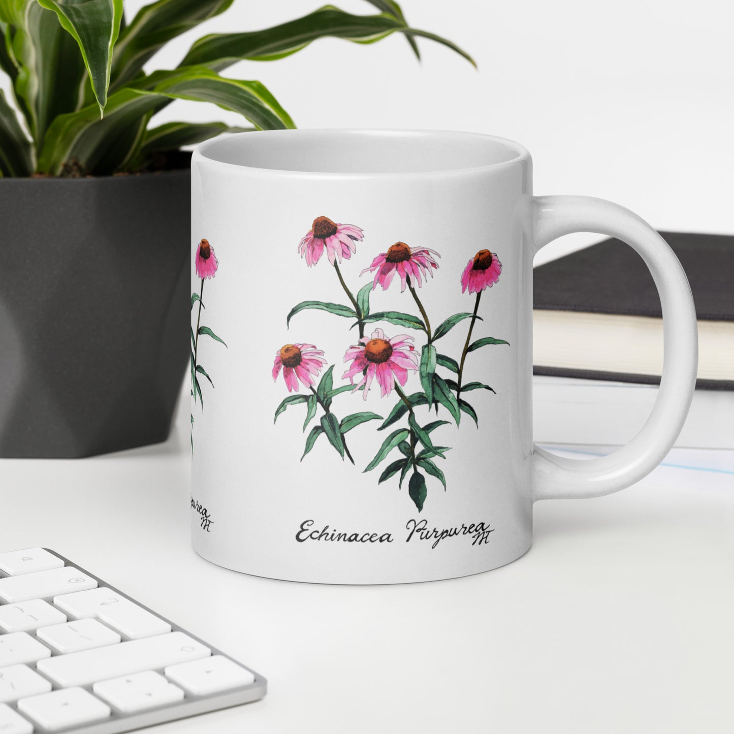 Echinacea Artwork Mug